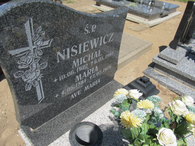 Maria Nisiewicz 1884 Trzciel - Grobonet - Wyszukiwarka osób pochowanych
